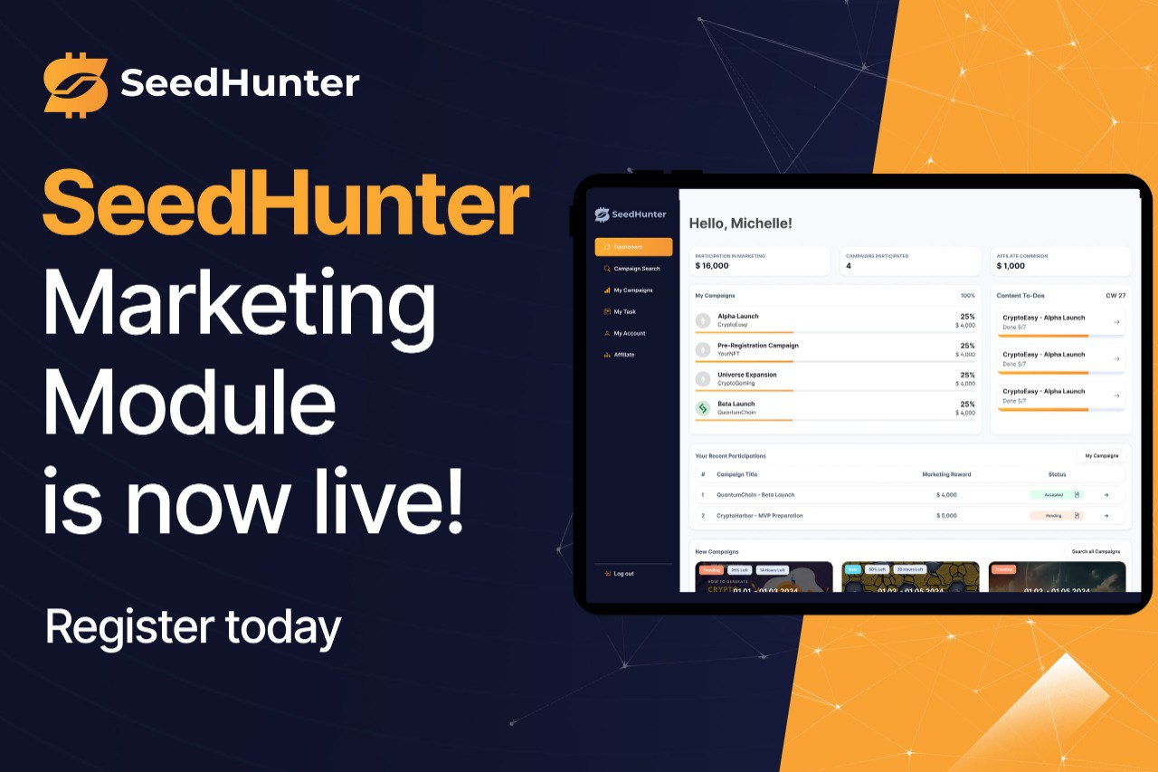 SeedHunter Marketing Module is now live!